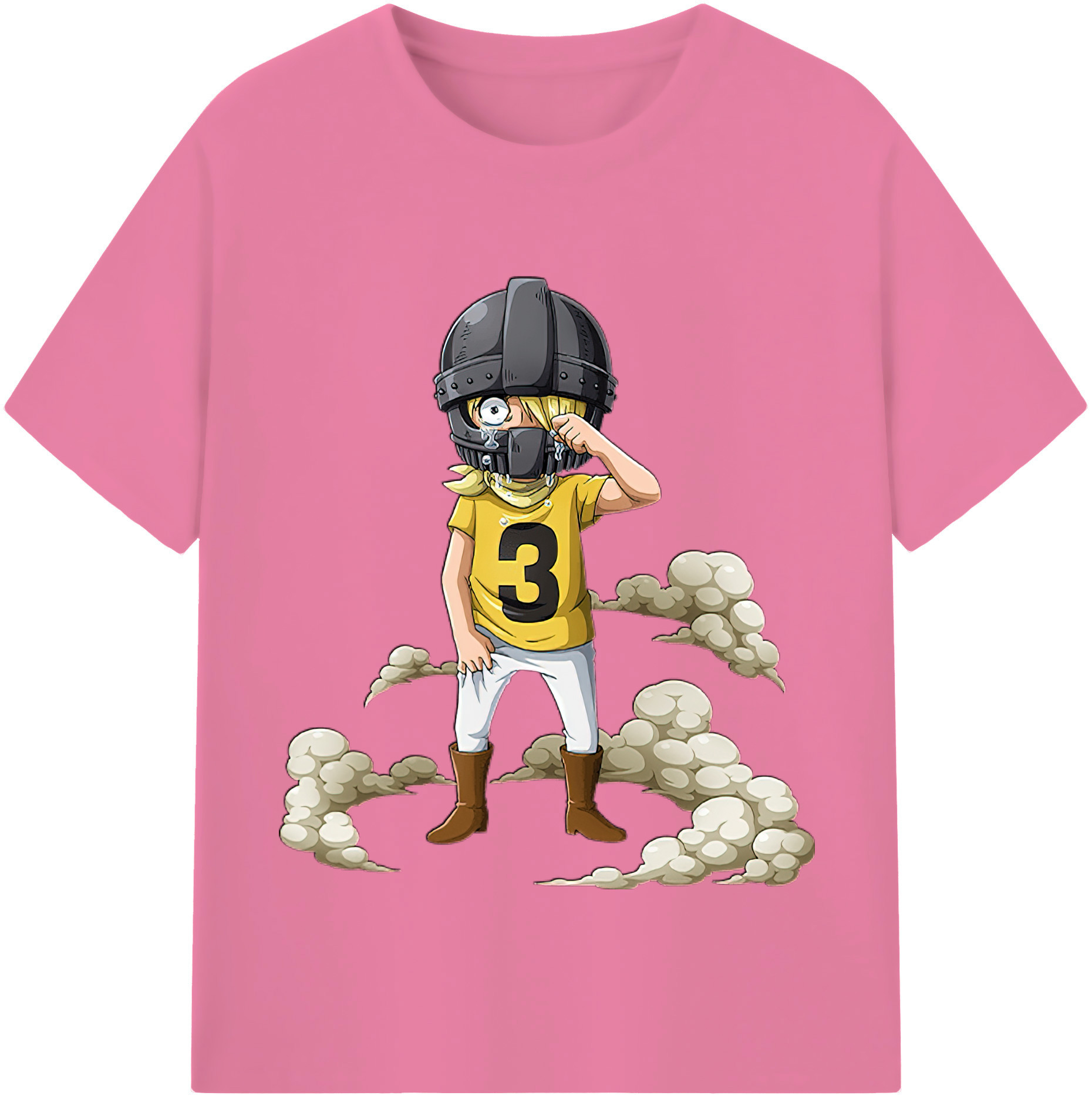 ワンピース サンジ ONE PIECE Sanji 綿100％半袖Tシャツ（フロントプリント）